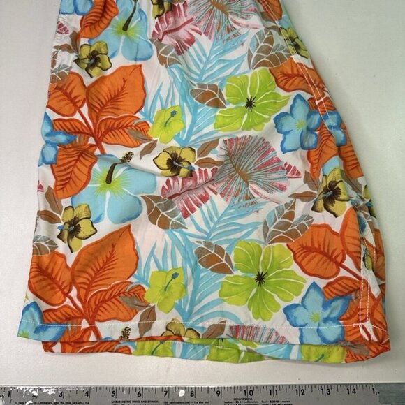 Vilebrequin Mens Swim Trunks Swimwear Lined Floral Flower Pattern Sz XXXL 3XL - Picture 7 of 8